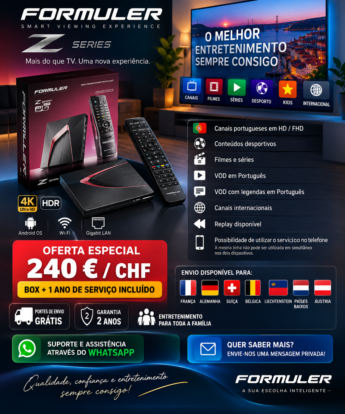 Promoção Formuler Z12 Ultra